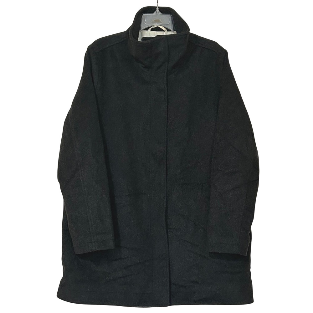 Pendleton Wool Blend Coat Women's L – Zip Sleeve Pocket, Crest Lining, EUC